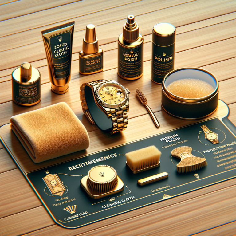 Pflegeprodukte für Gold-Rolex: Tipps zur richtigen Reinigung & Pflege
